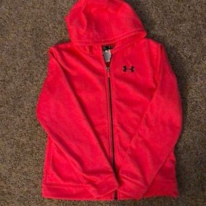 Youth zipper hoodie sweatshirt.